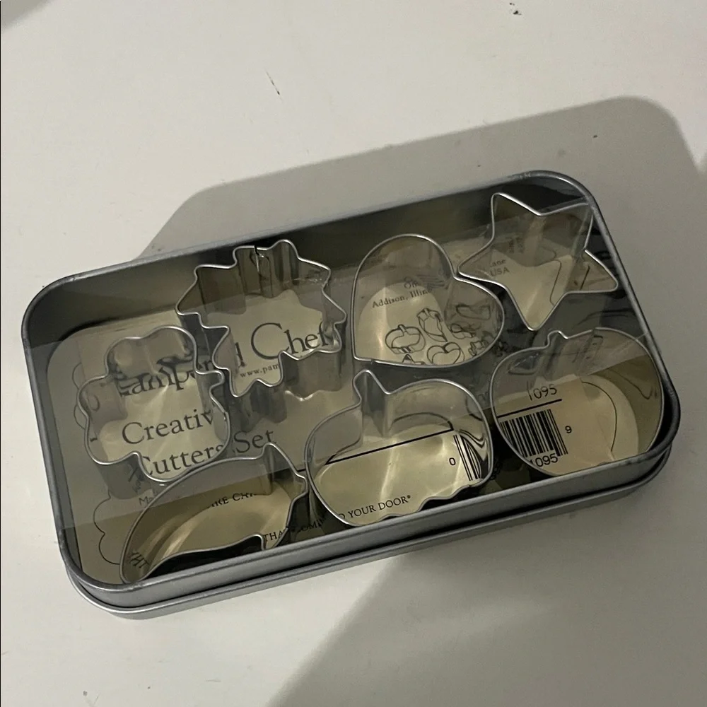 Pampered Chef Creative Cutters Mini Shape Cutter Set Charcuterie